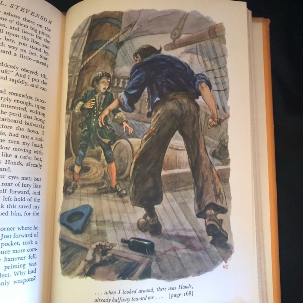 Vintage Treasure Island Hardcover by Robert Louis Stevenson 1949 - USA - Picture 8 of 10